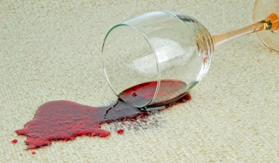 Glass of wine spilled on carpet. Hardest to remove carpet stains